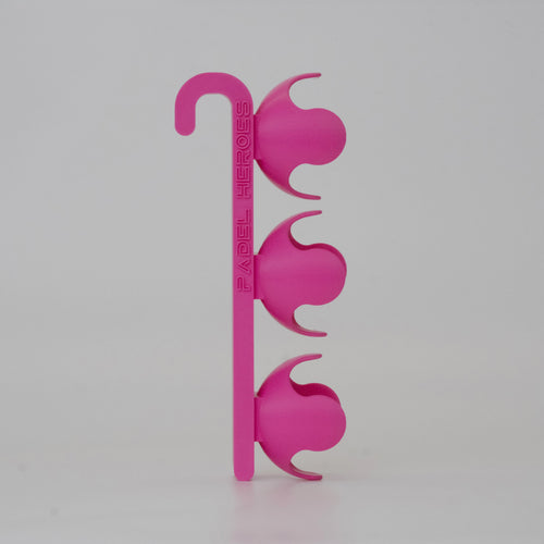 3 Ball Holder Front [colour:pop-it-pink]