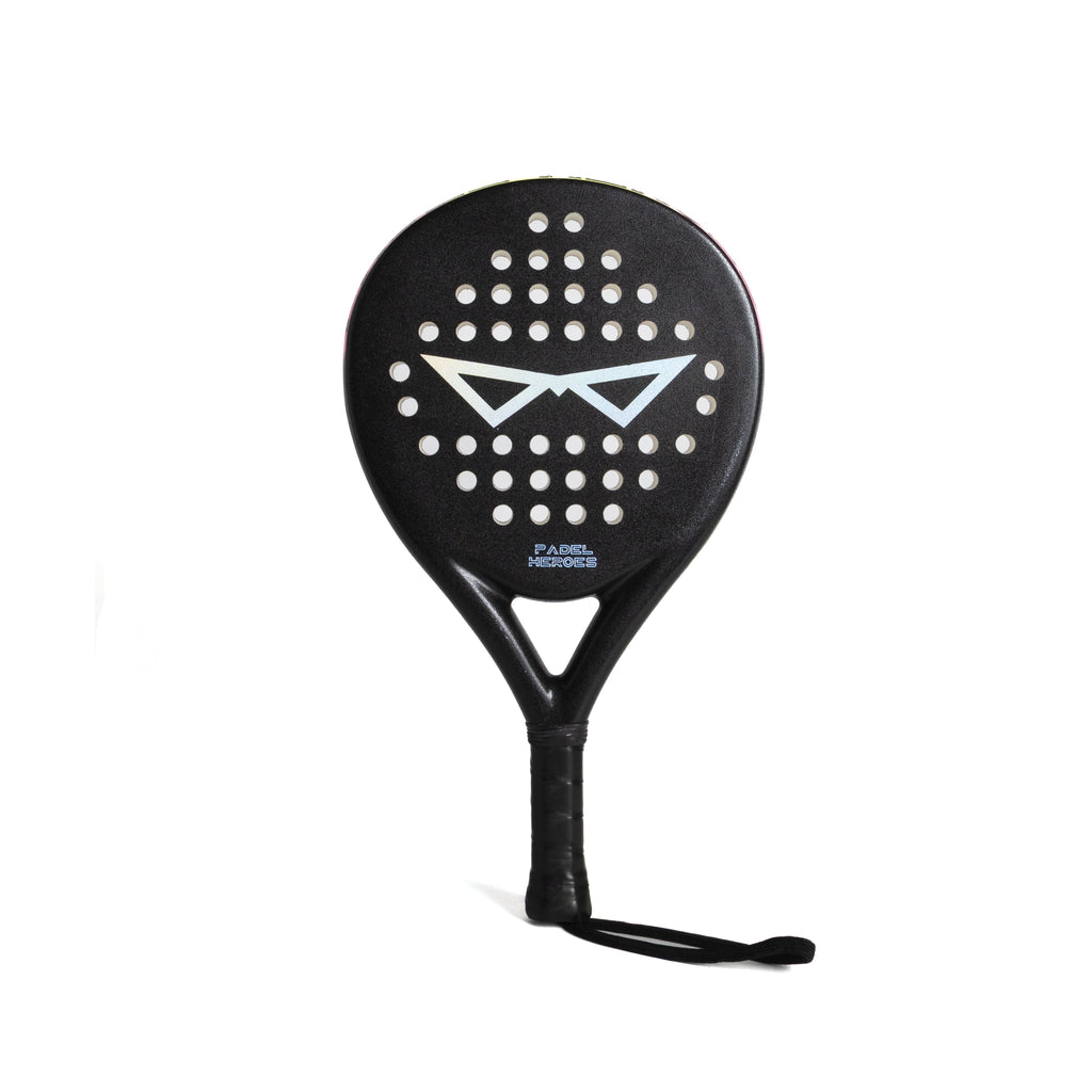 The Silent Hero junior padel racket front perspective