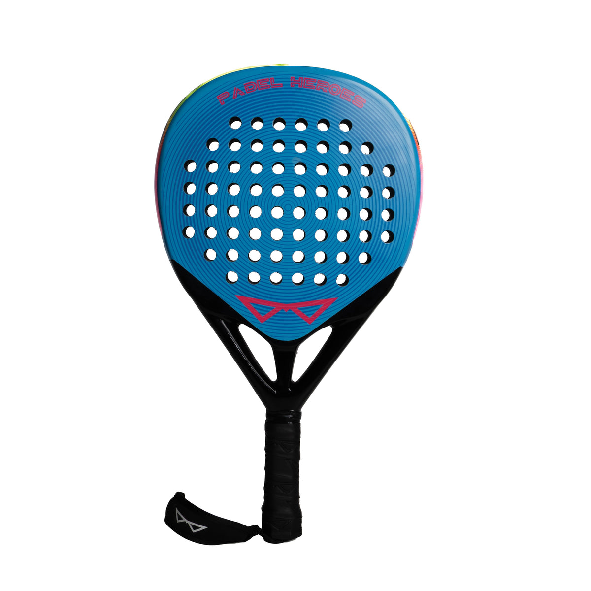 The Super Hero adult padel racket front view