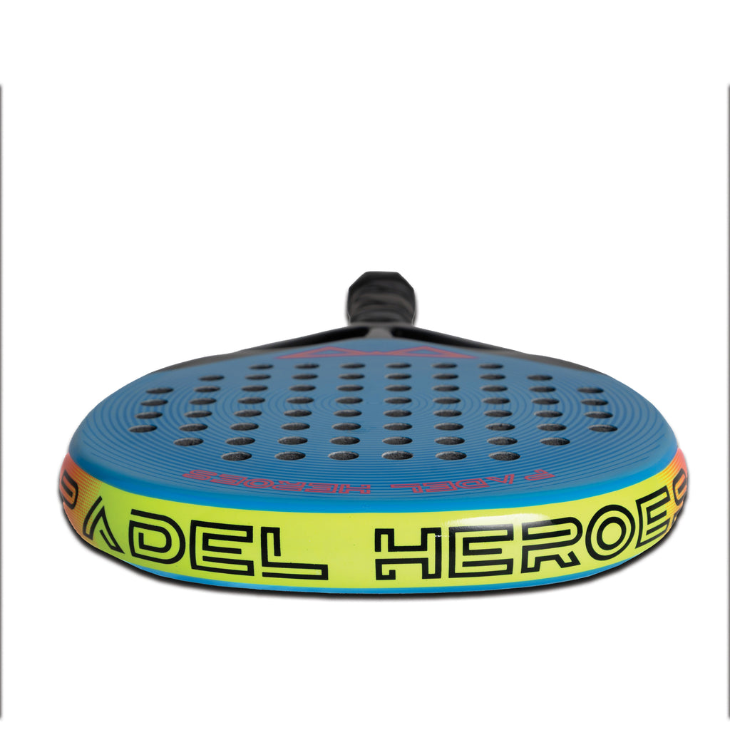 The Super Hero adult padel racket edge detail
