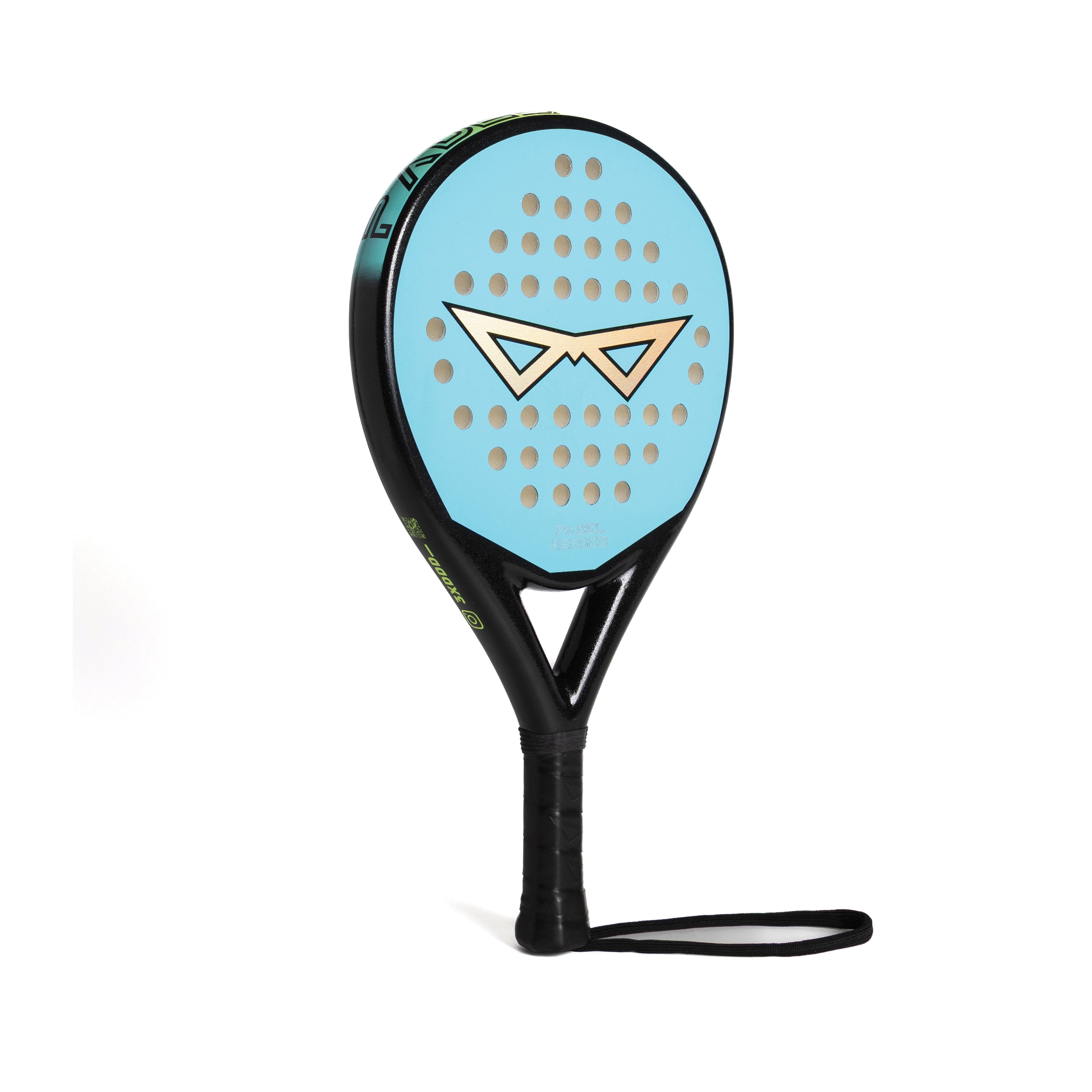 The Super Hero junior padel racket rear angle