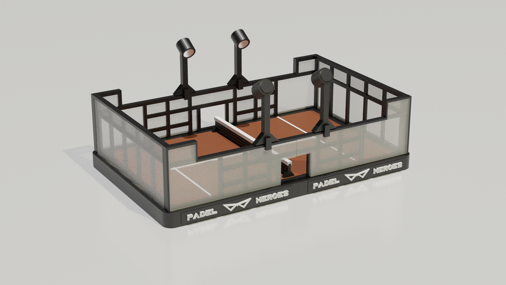 Standard 3D Printed Padel Court