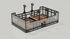 Personalised 3D Printed Padel Court