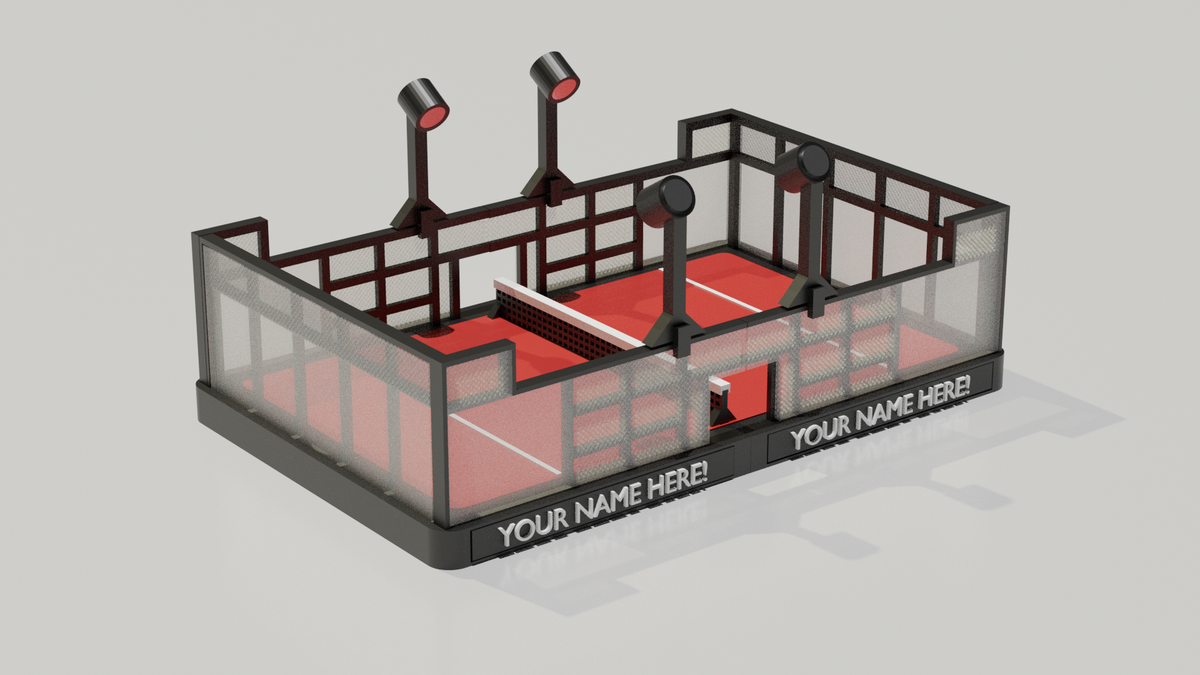 Standard 3D Printed Padel Court