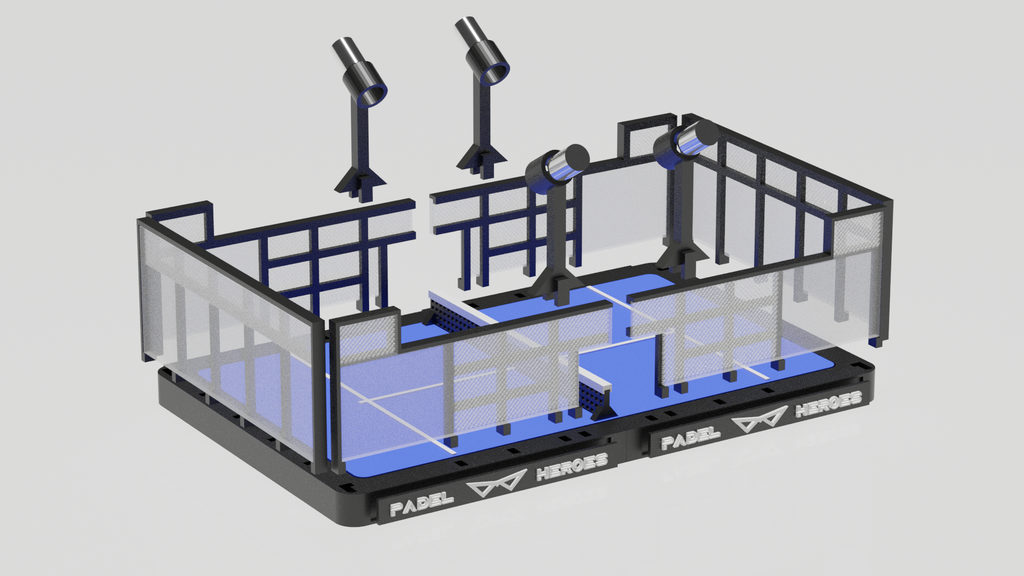 Standard 3D Printed Padel Court