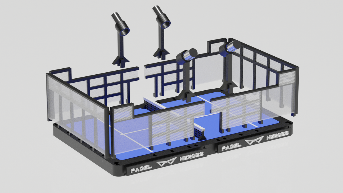 Standard 3D Printed Padel Court