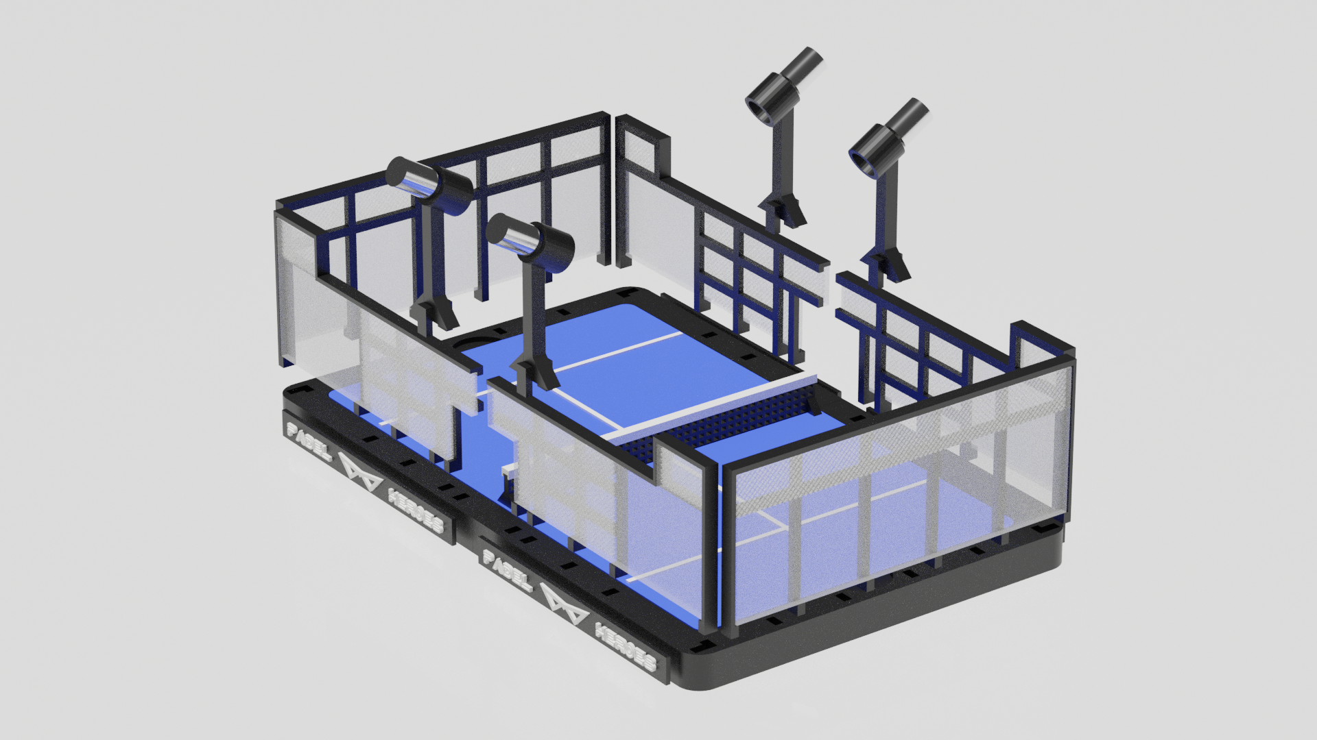 Standard 3D Printed Padel Court