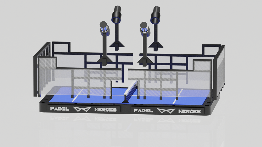 Standard 3D Printed Padel Court