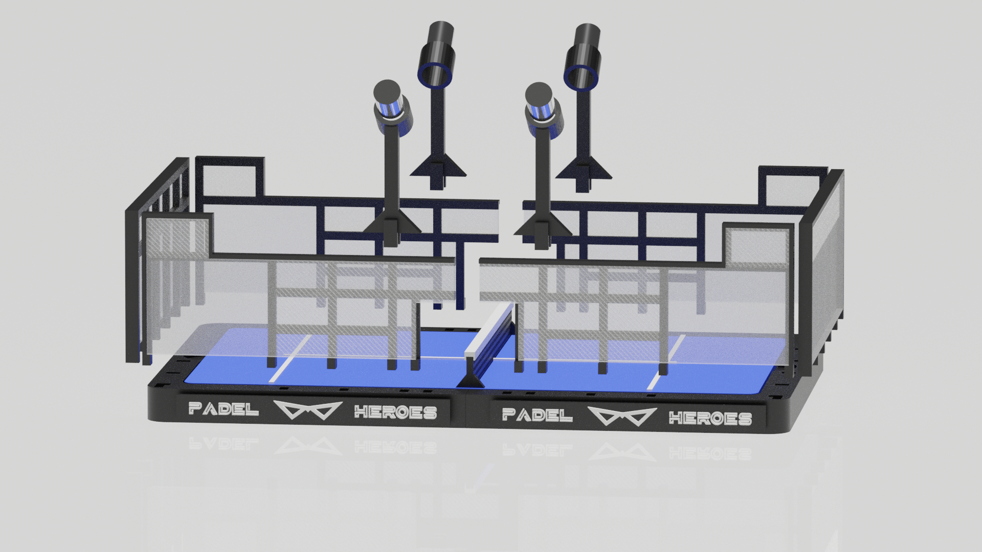 Standard 3D Printed Padel Court