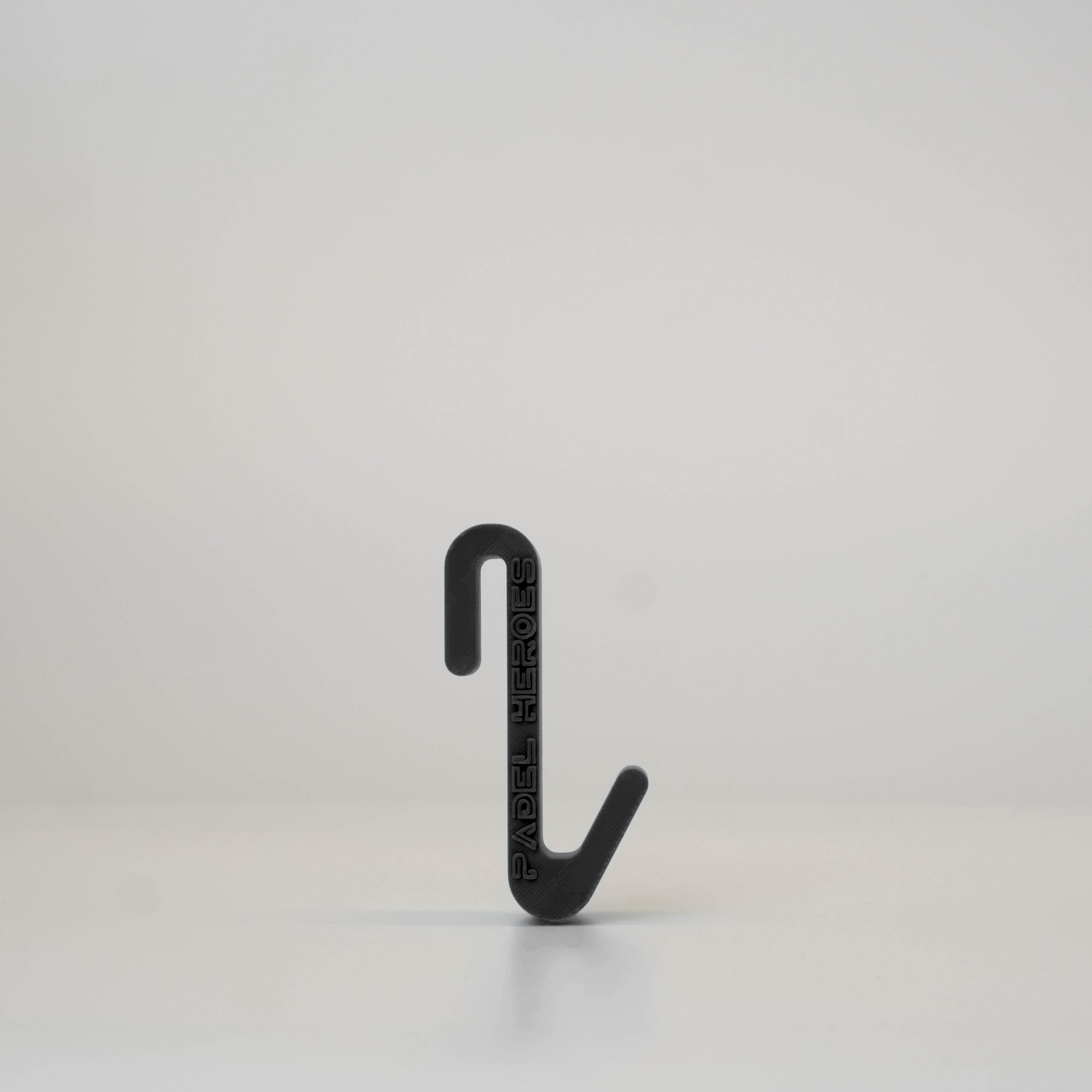 Large Padel Cage Hook Front [colour:bajada-black]