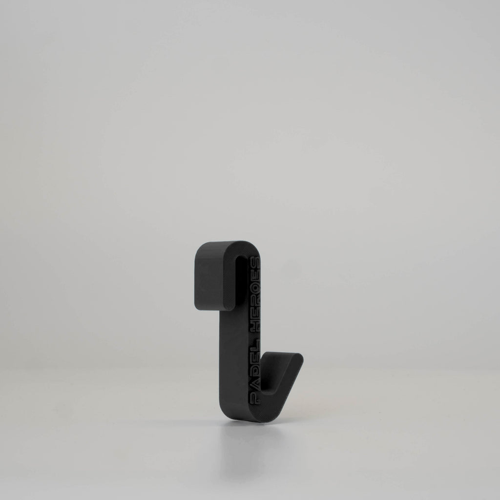 Large Padel Cage Hook Angle [colour:bajada-black]