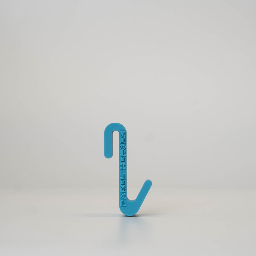 Small Padel Cage Hook Front [colour:bandeja-blue]