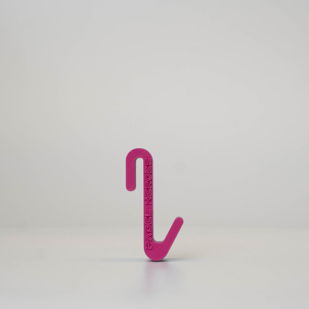 Large Padel Cage Hook Front [colour:pop-it-pink]