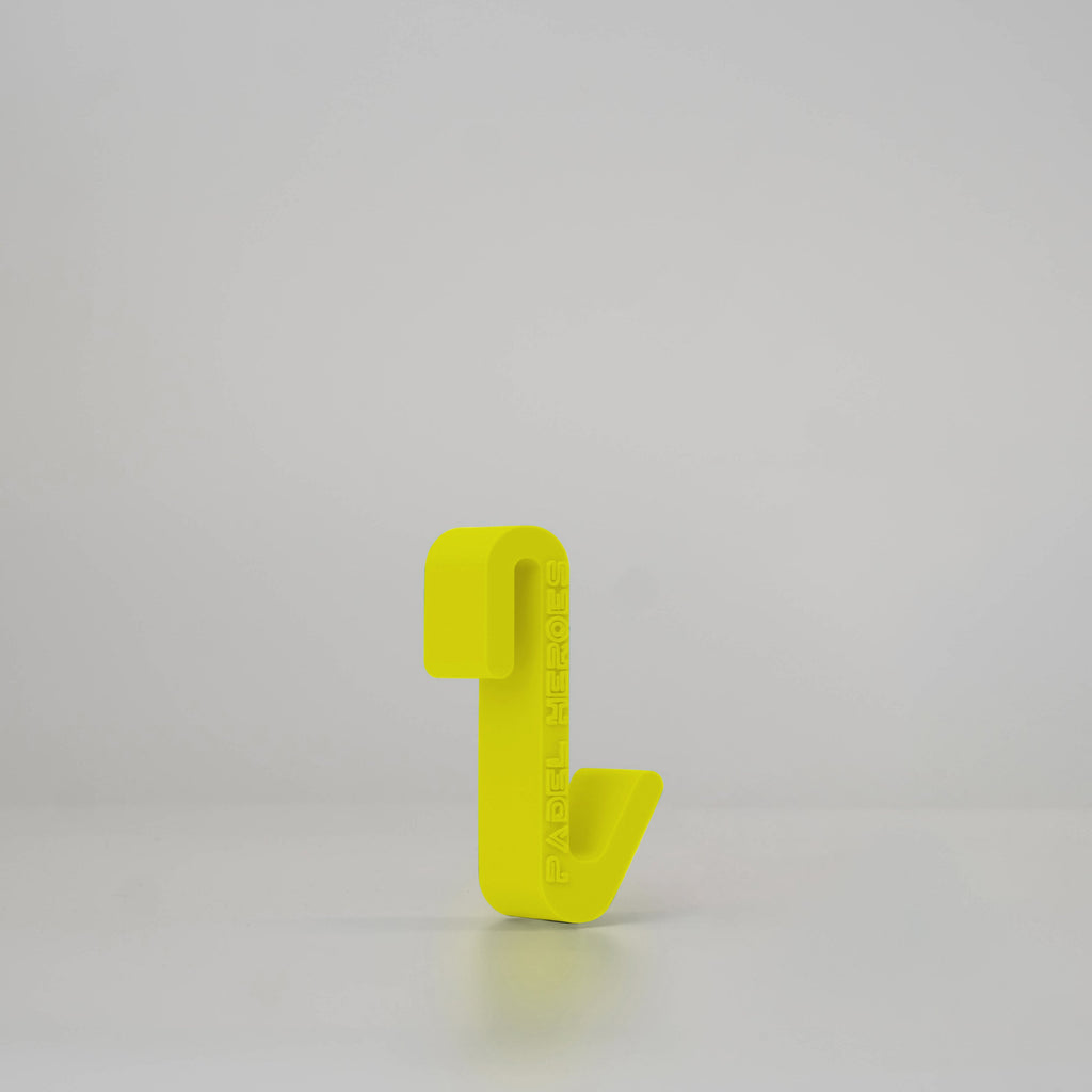 Large Padel Cage Hook Angle [colour:vamos-yellow]