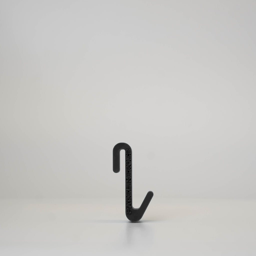 Small Padel Cage Hook Front [colour:bajada-black]