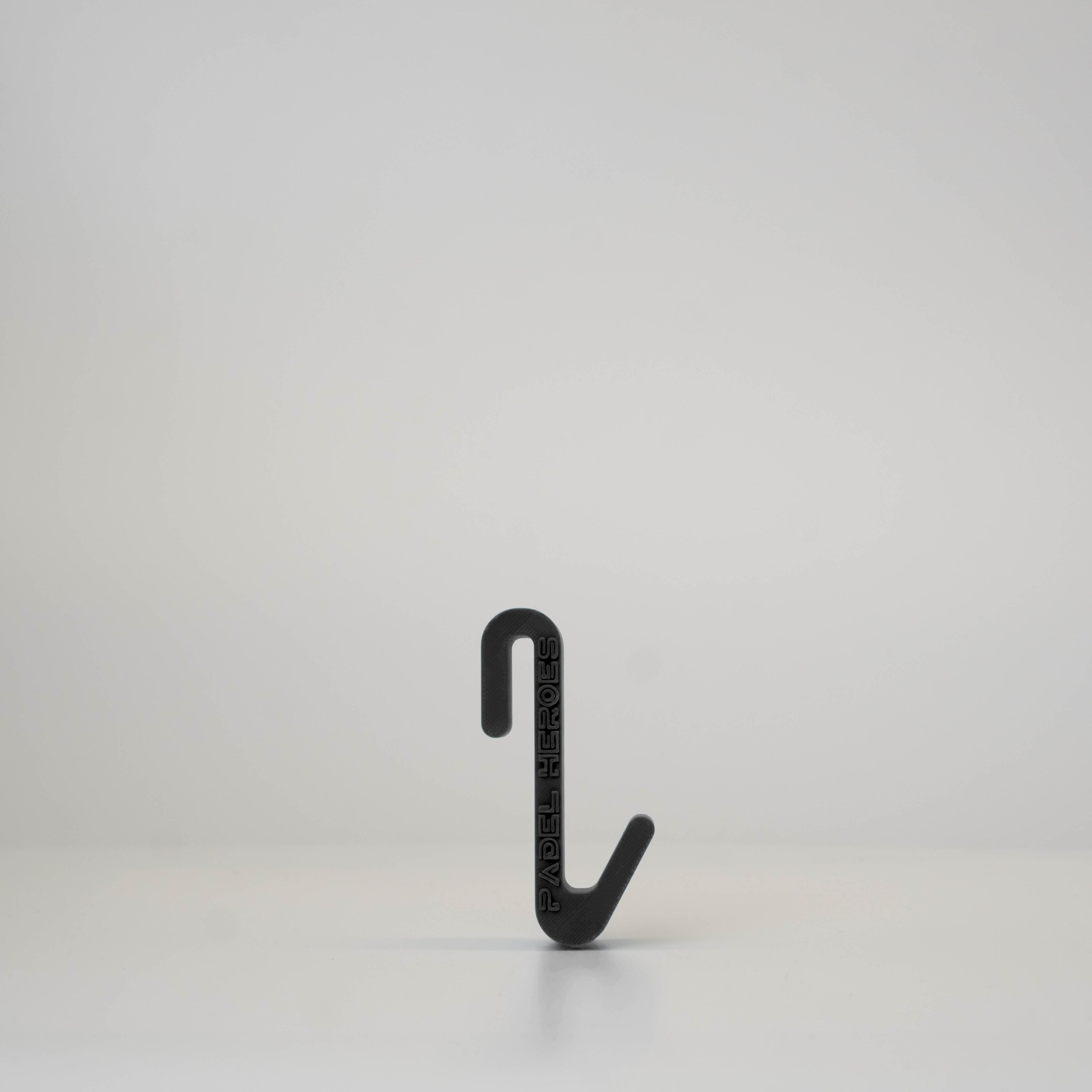 Small Padel Cage Hook Front [colour:bajada-black]
