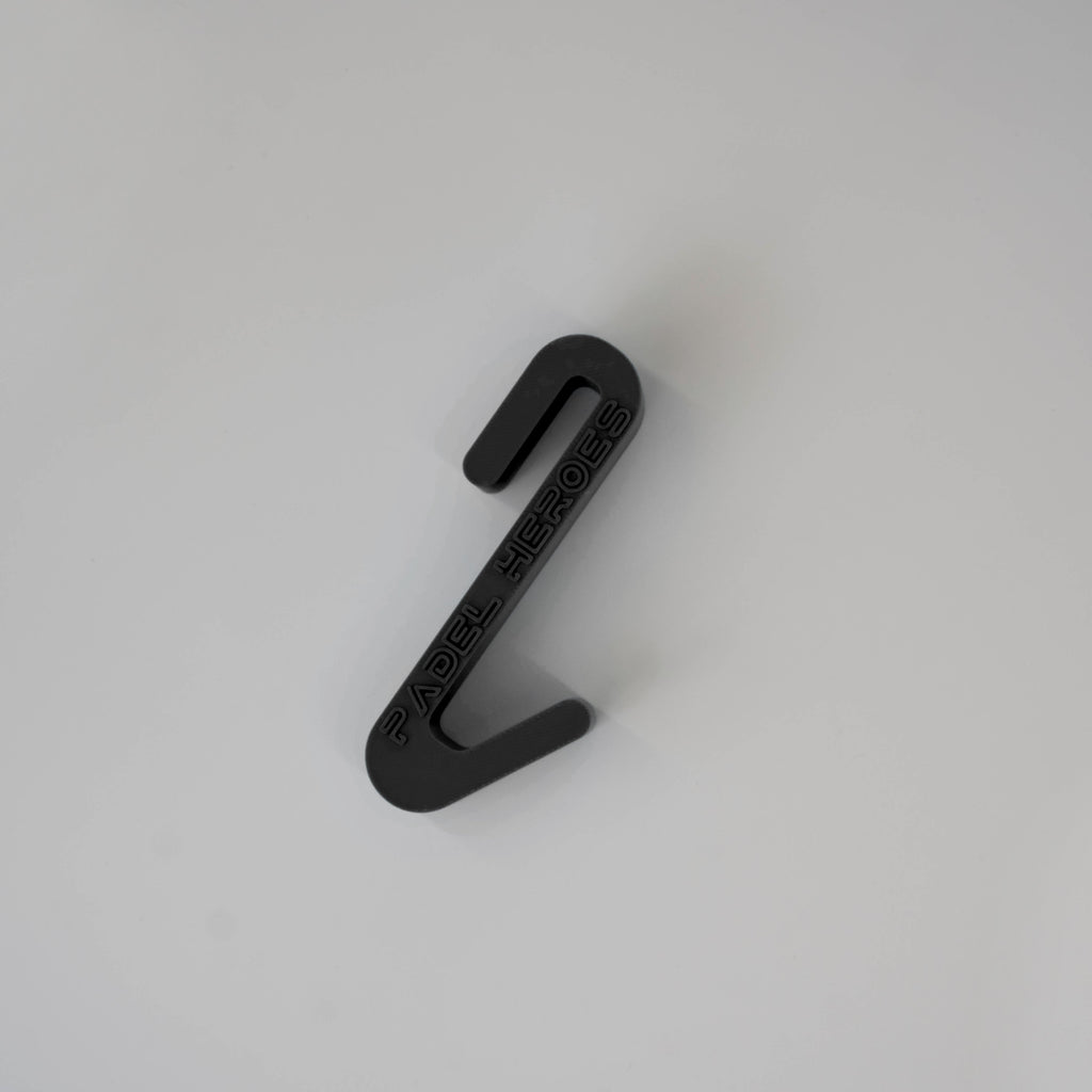 Small Padel Cage Hook Top [colour:bajada-black]