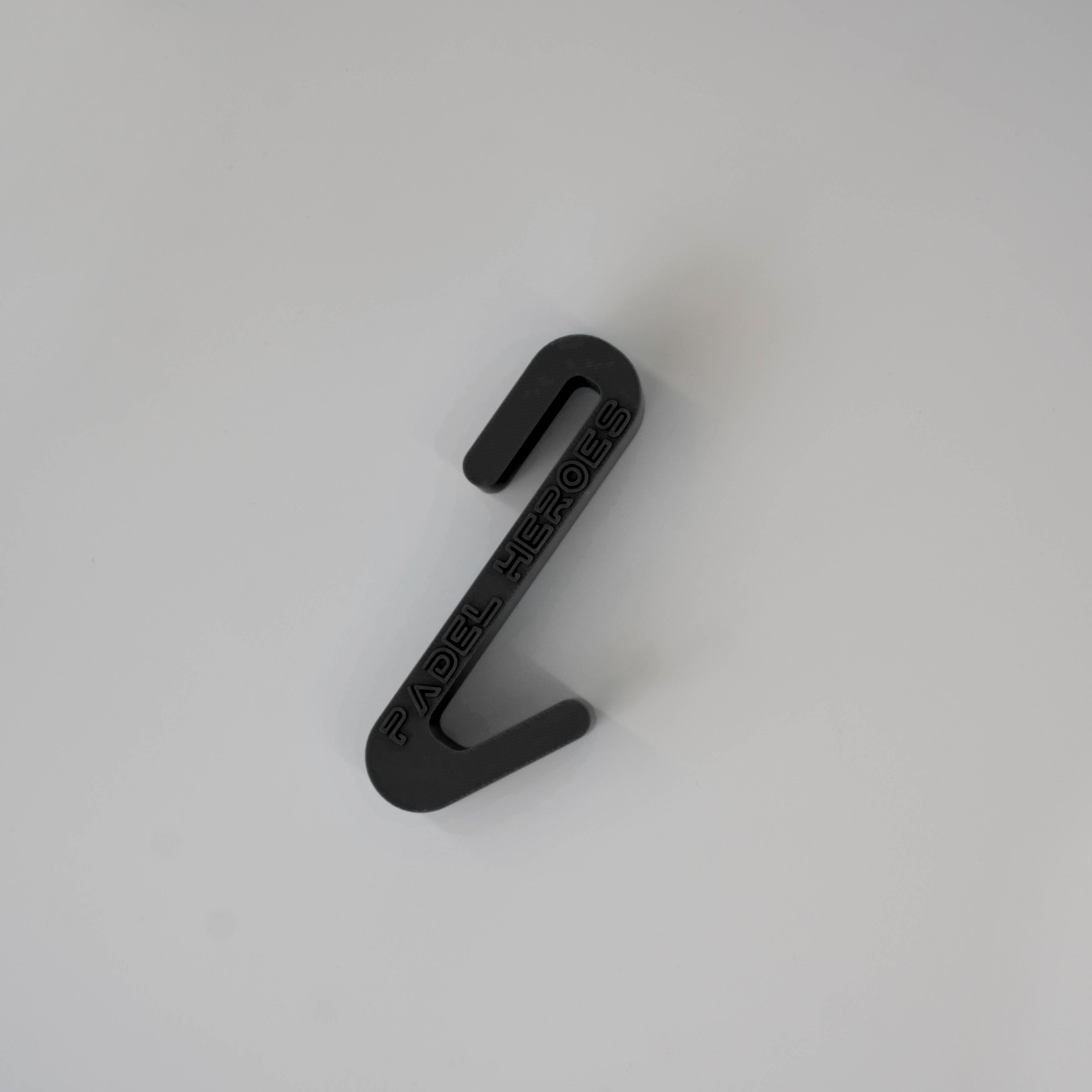Small Padel Cage Hook Top [colour:bajada-black]
