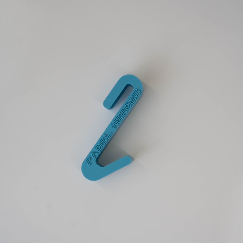 Small Padel Cage Hook Top [colour:bandeja-blue]