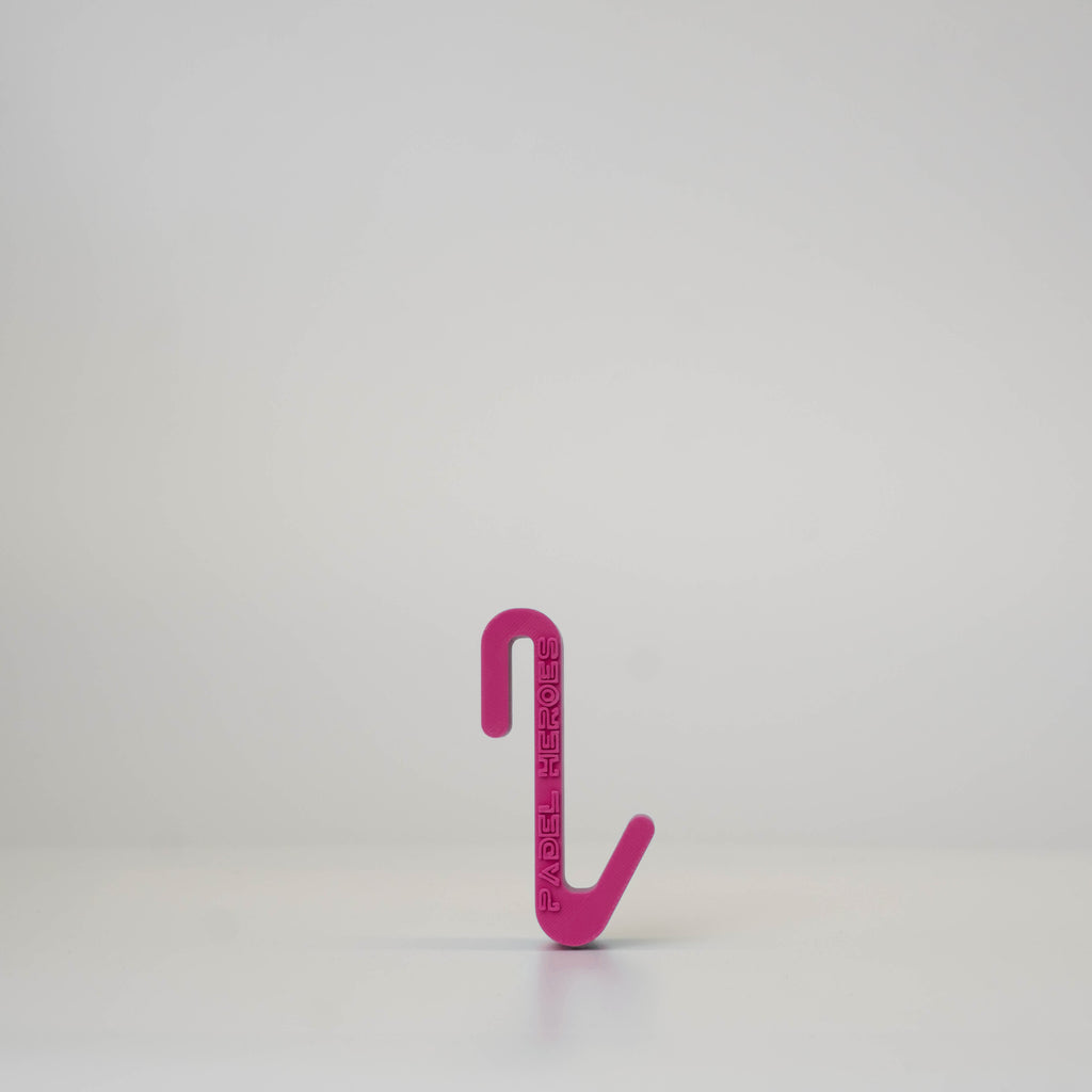 Small Padel Cage Hook Front [colour:pop-it-pink]