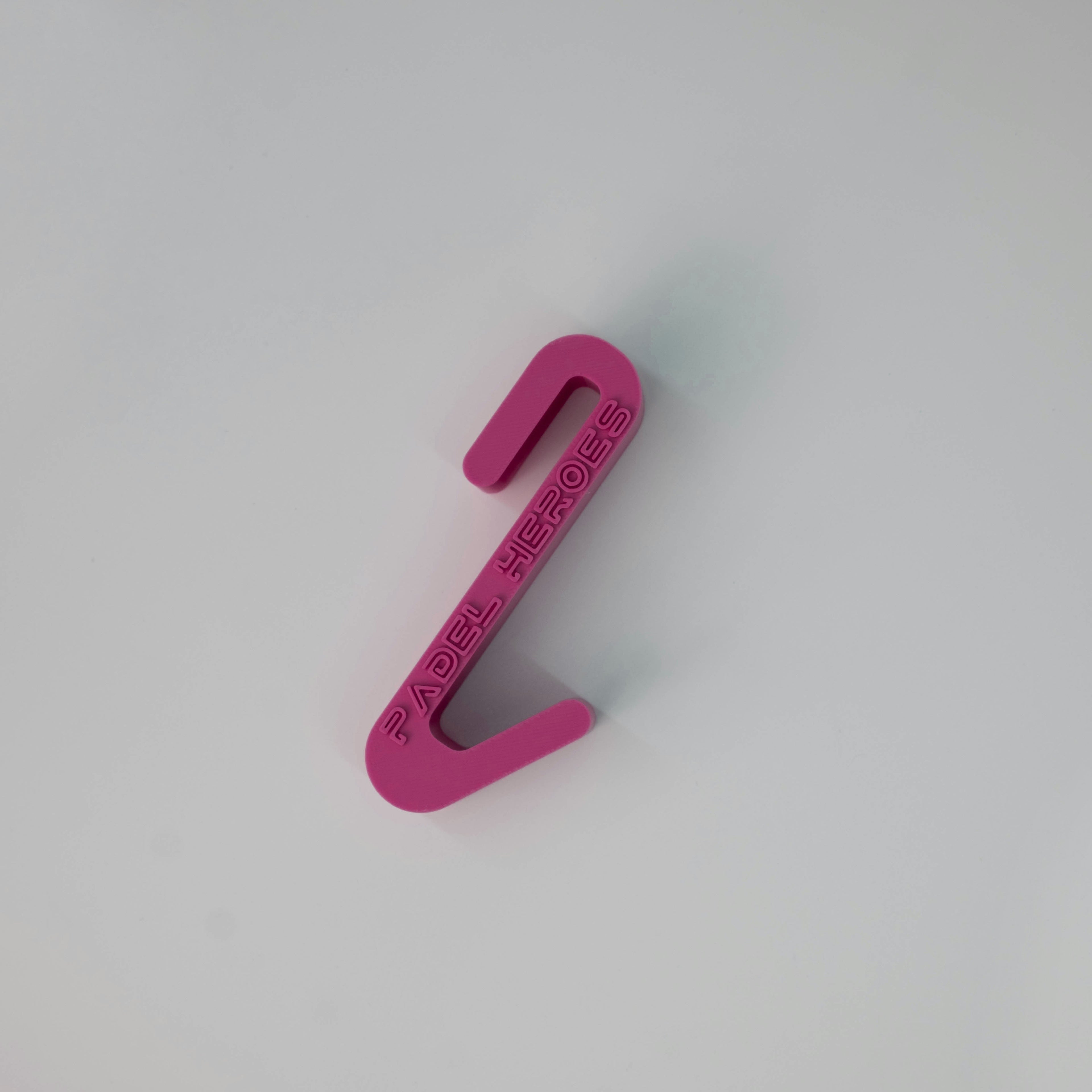 Small Padel Cage Hook Top [colour:pop-it-pink]