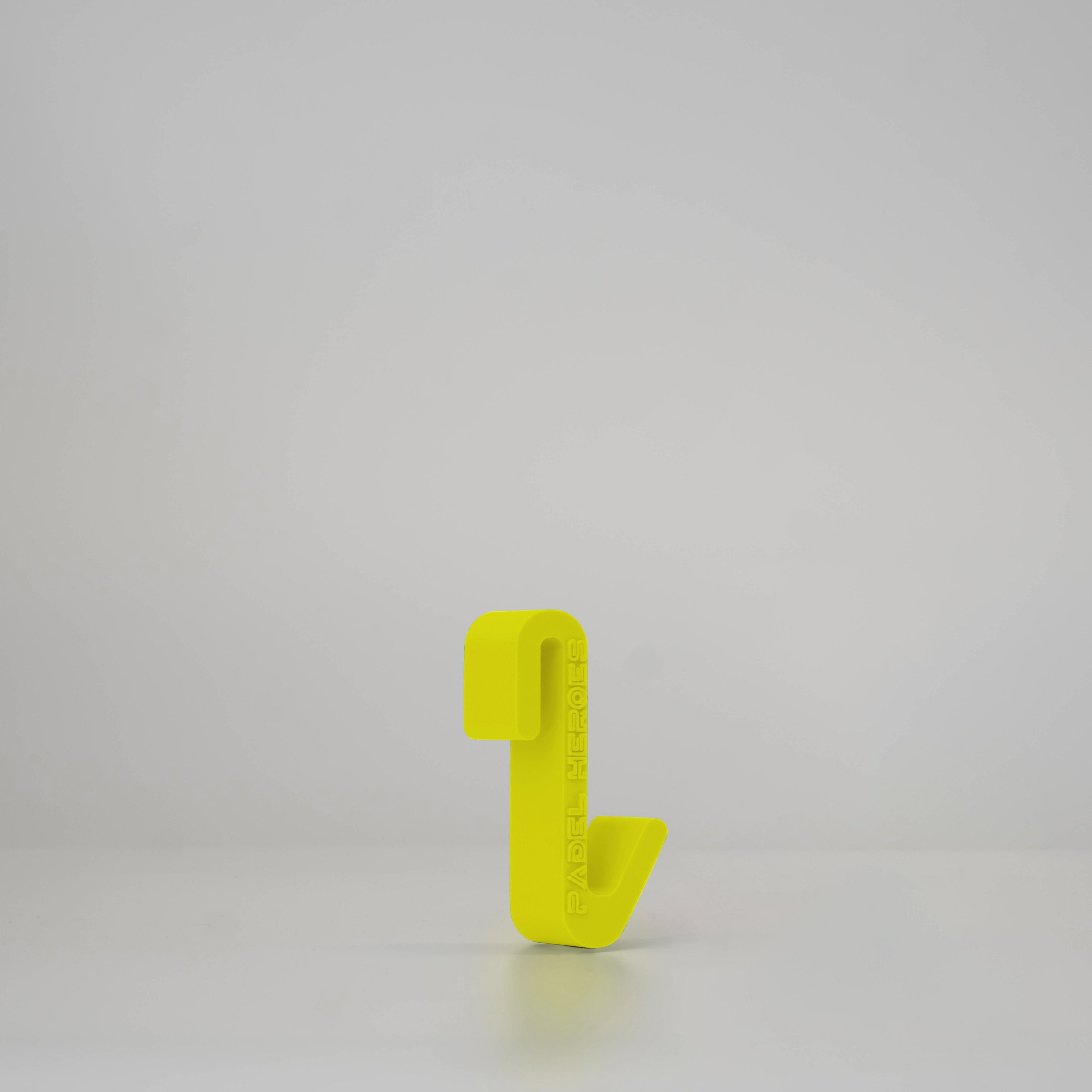 Small Padel Cage Hook Angle [colour:vamos-yellow]