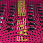 The Unsung Hero adult padel racket carbon fibre surface close-up