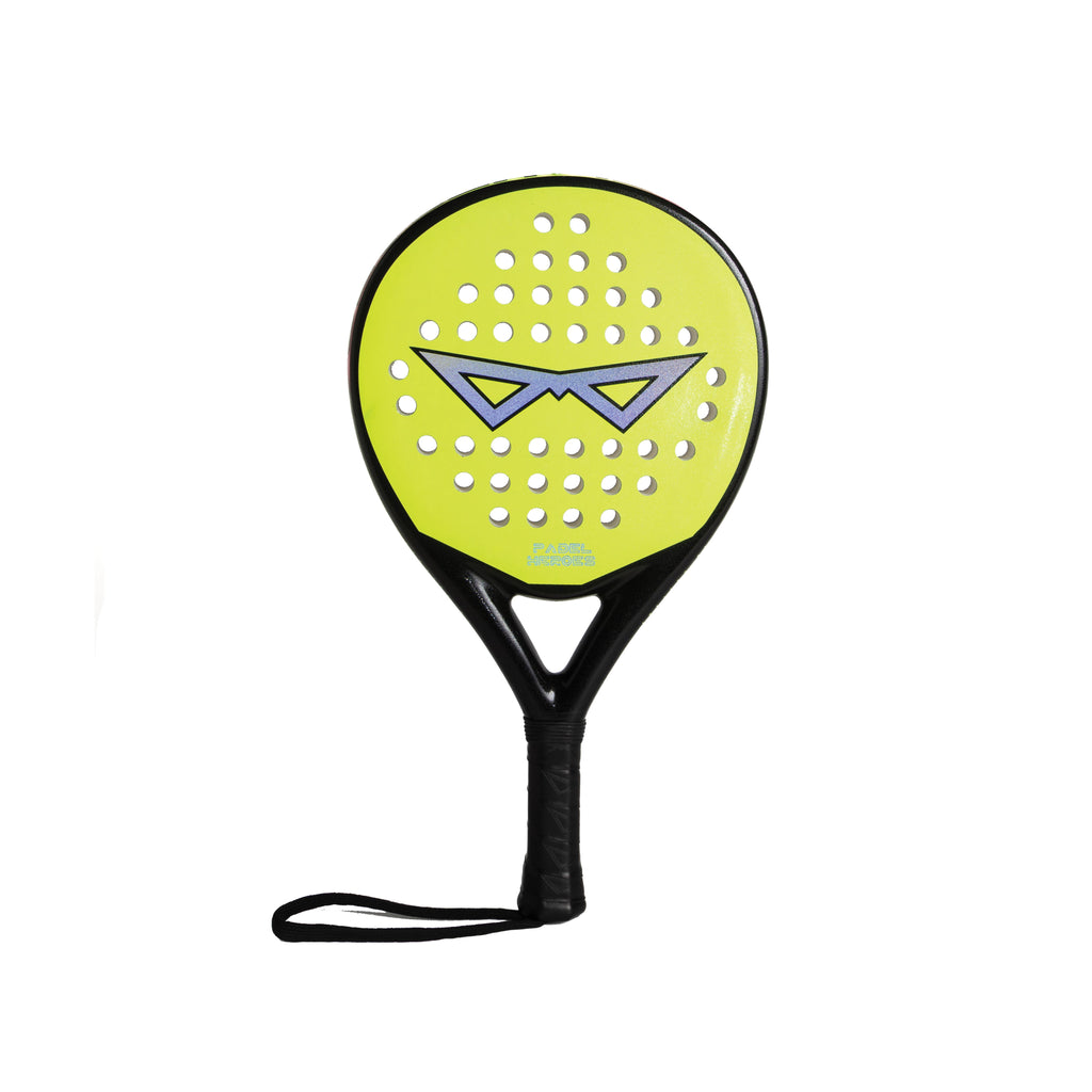 The Rebel Hero junior padel racket front view