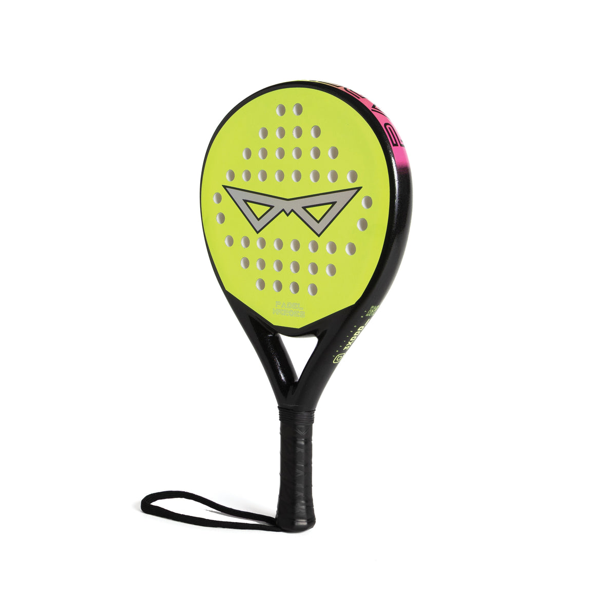 The Rebel Hero junior padel racket front perspective