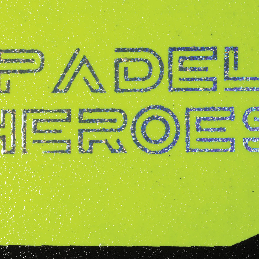 The Rebel Hero junior padel racket surface texture close-up