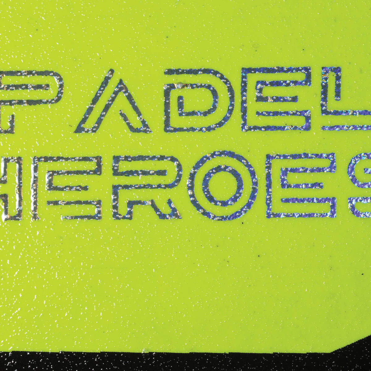 The Rebel Hero junior padel racket surface texture close-up
