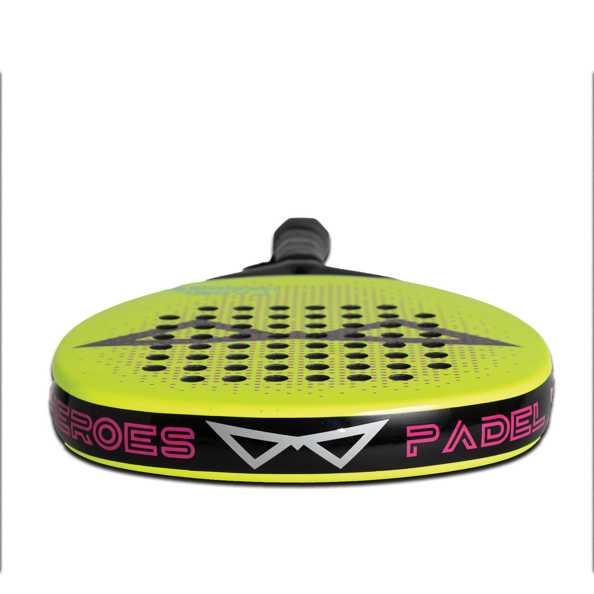 The Rebel Hero adult padel racket edge detail
