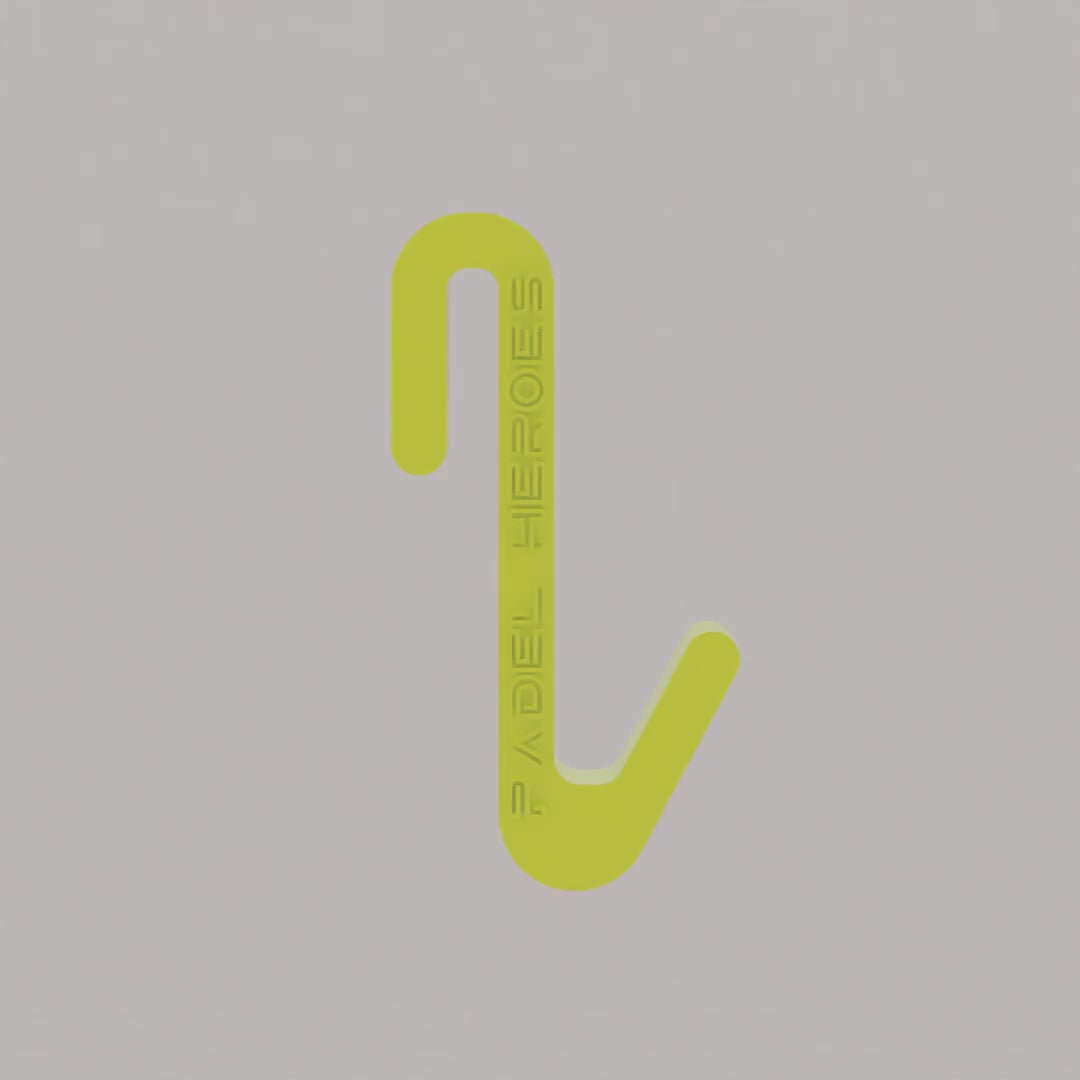 Large Padel Cage Hook video [colour:vamos-yellow]