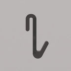 Large Padel Cage Hook video [colour:bajada-black]